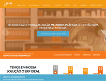 Tablet Screenshot of jiva.com.br